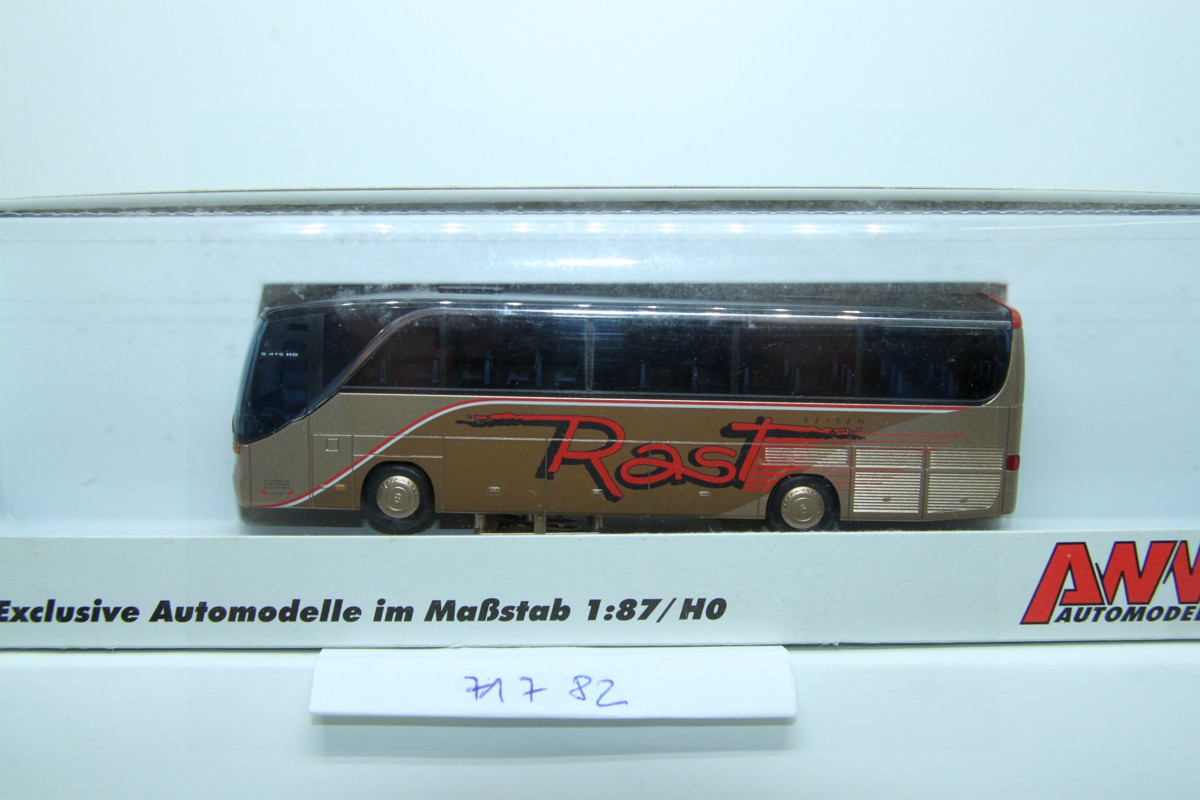 AWM 71782, Coach "Rast", for H0 gauge, with original box
