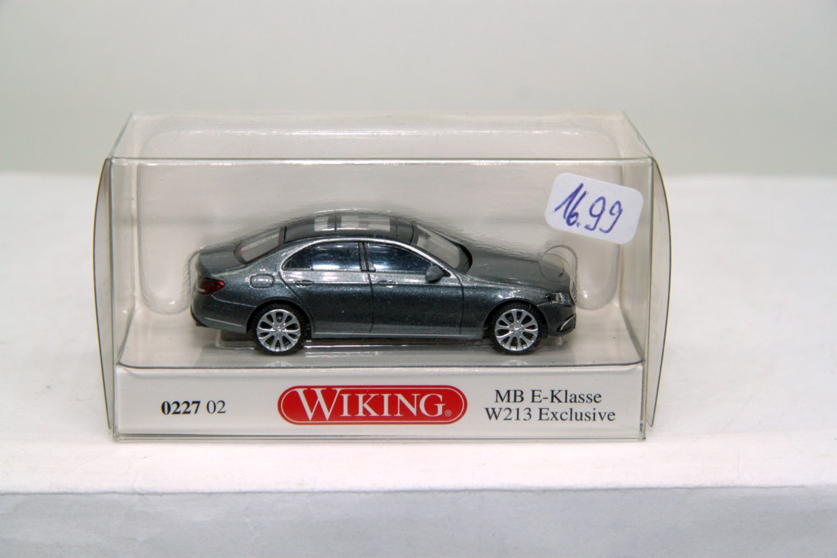 Wiking 022702, MB E-Class W 213 Exclusive, selenite grey metallic,