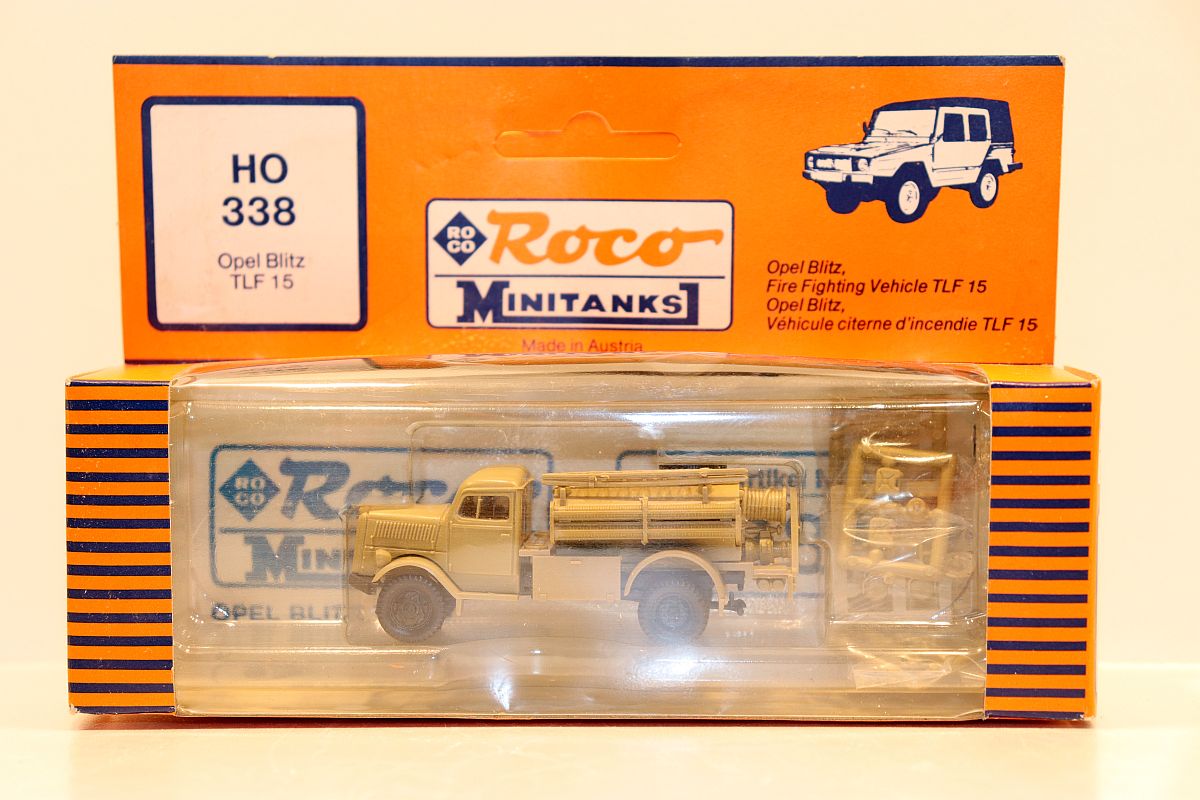 Roco MiniTanks 338, Opel Blitz TLF 15 Militär Model