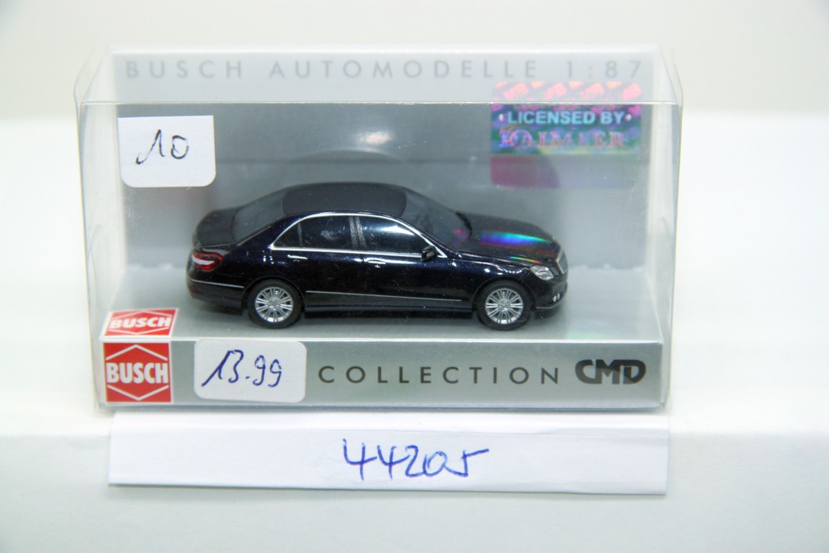Busch 44205, Mercedes-Benz E-Class, sedan blue - CMD Collection, for ...