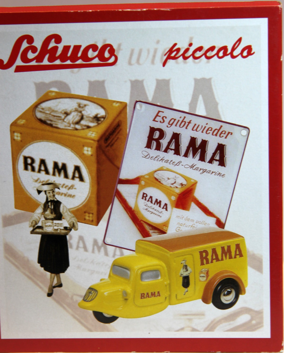 Schuco Piccolo 05116,  RAMA Dreirad Zertifikat,  1:90 Vollmetall, in OVP