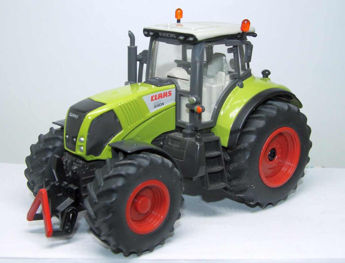 siku 6882 Tractor Claas Axion 850 + Kipper, ferngesteuerter Tractor mit SikuControl32, Maßstab 1:32 bespielt mit Gebrauchsspuren, siehe Bilder, ohne Originalverpackung