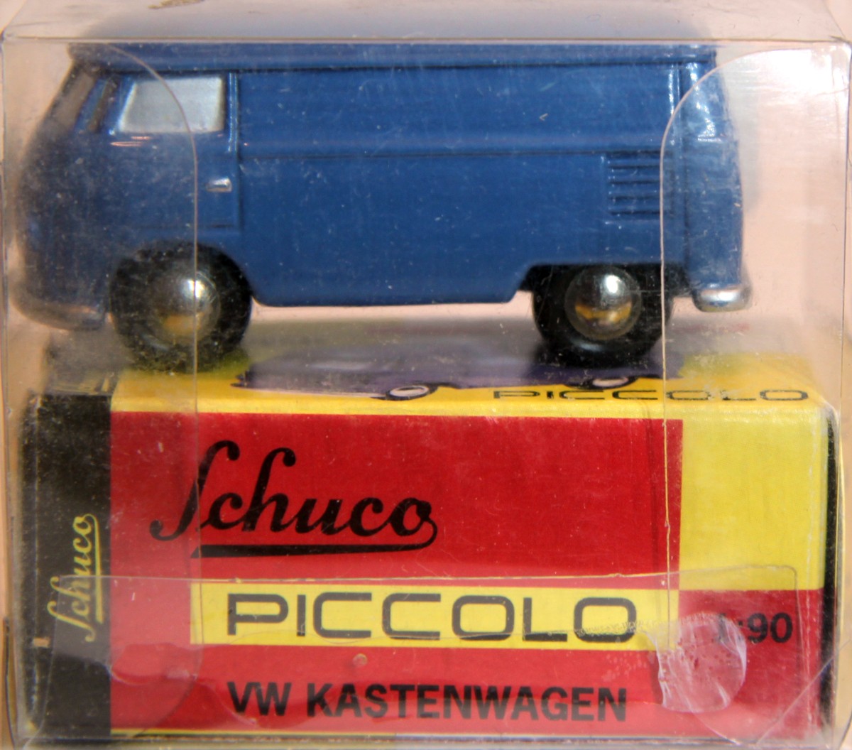 Schuco  Piccolo VW T1, Kastenwagen, blau, im Originalkarton