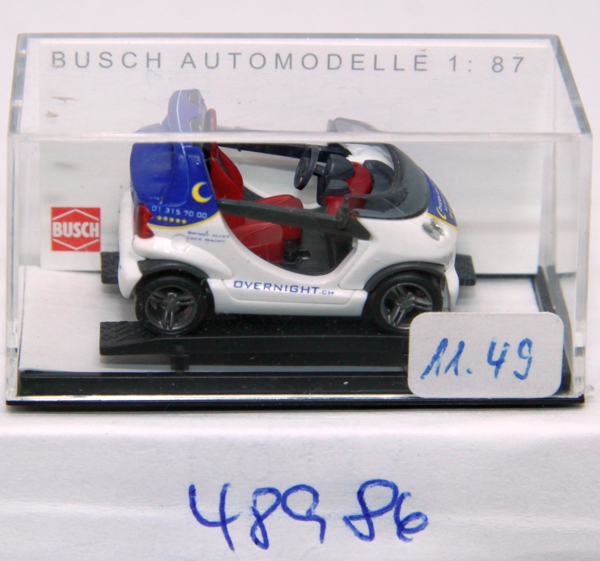 Busch 48986, Smart Crossblade, Overnight, for H0 gauge, with original box