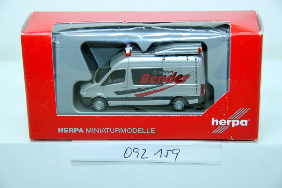 Herpa 092159, Mercedes Benz Sprinter BF3 "Bender"