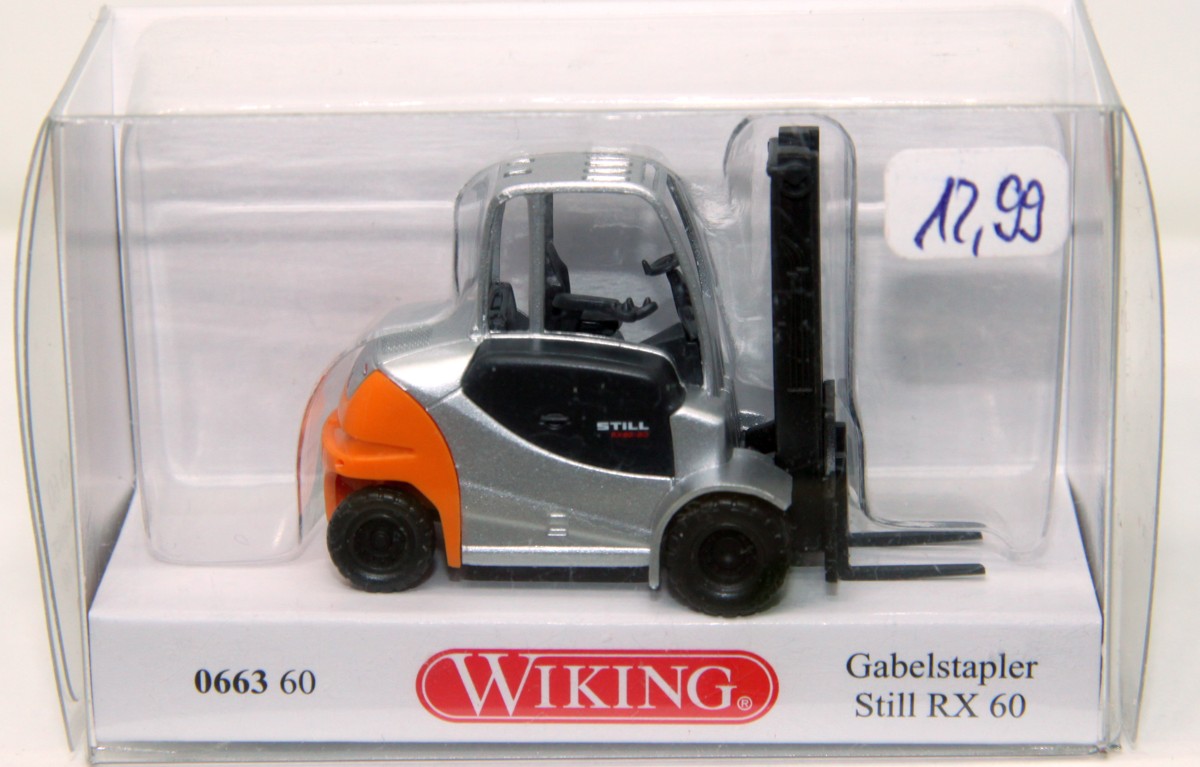 Wiking 066360 - Forklift Still RX 60, for H0 gauge, with original packaging