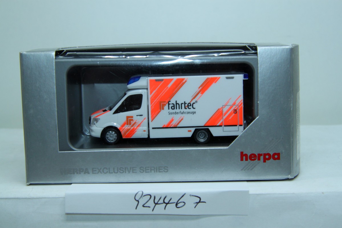 Herpa 924467, MB Sprinter, 13, RTW, Fahrtec, special vehicles, for H0 gauge