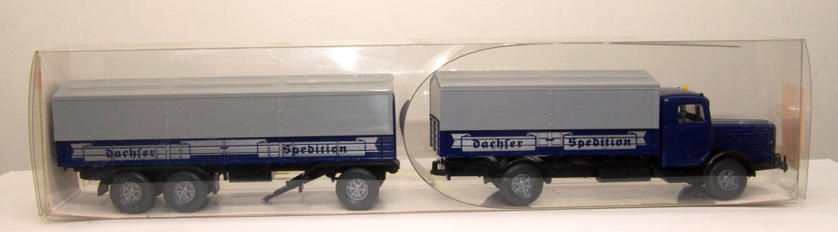 Bussing 8000 Truck & Trailer w/Fahrt Fulda Reifen Logo NIB 1/87 WIKING HO 