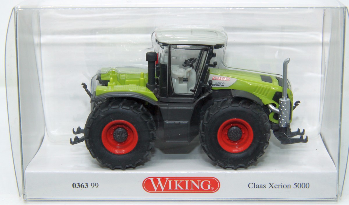 Wiking 036399, Tractor Claas Xerion 5000, for H0 gauge, with original packaging