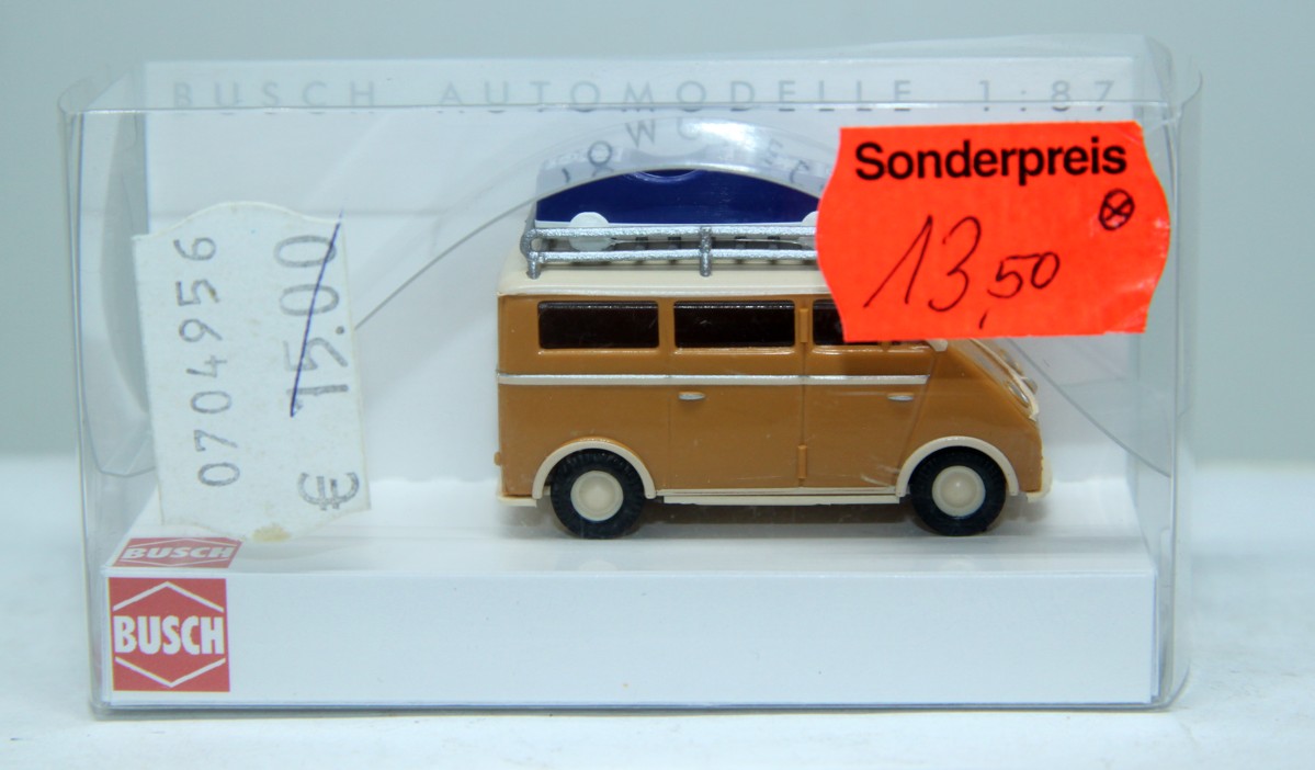 Busch 40926, DKW 3=6 mit Dachgepäckträger und Seifenkiste, für Spur H0, mit Originalverpackung