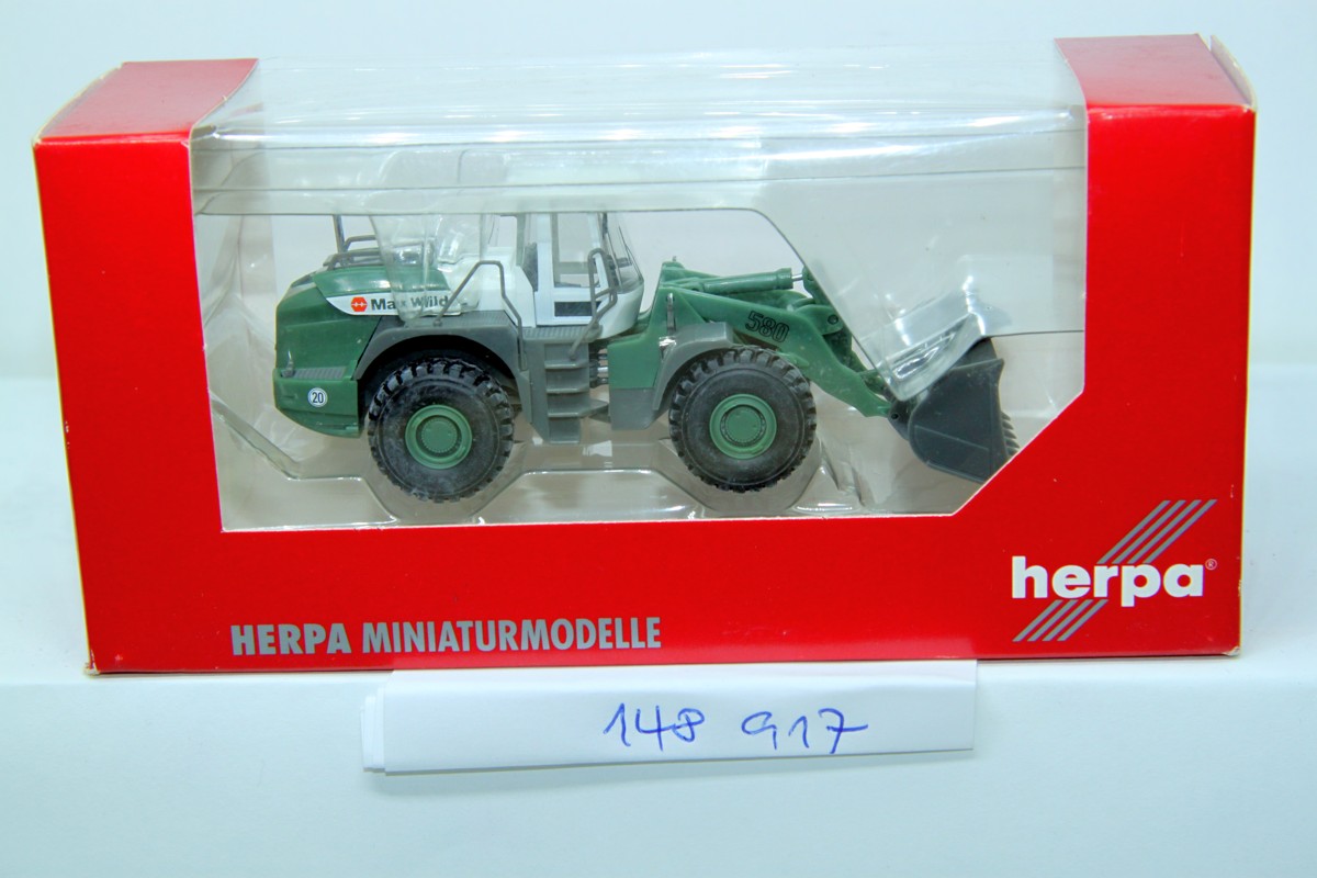 Herpa 148917,  Liebherr L580 "Radlader Max Wild "