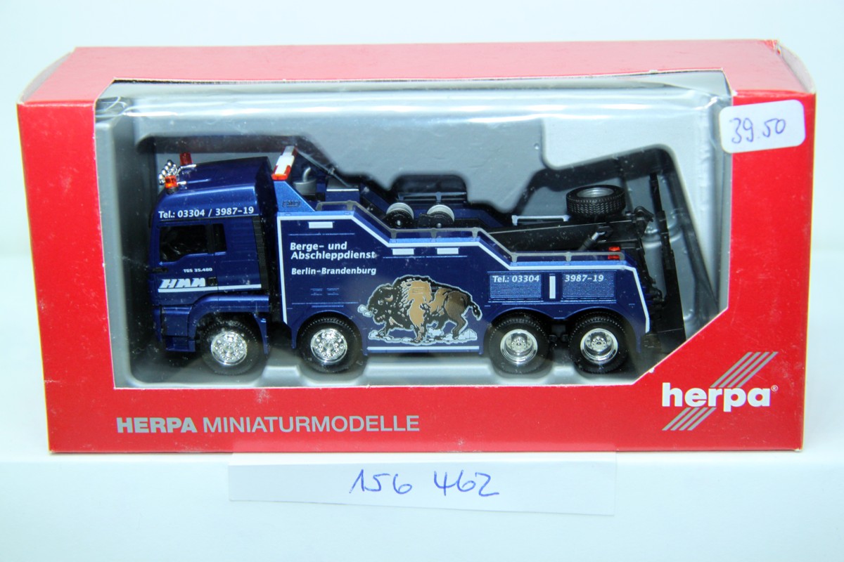 Herpa 156462, MAN TGS LX Empl Wrecker "Bergedienst HMM" 
