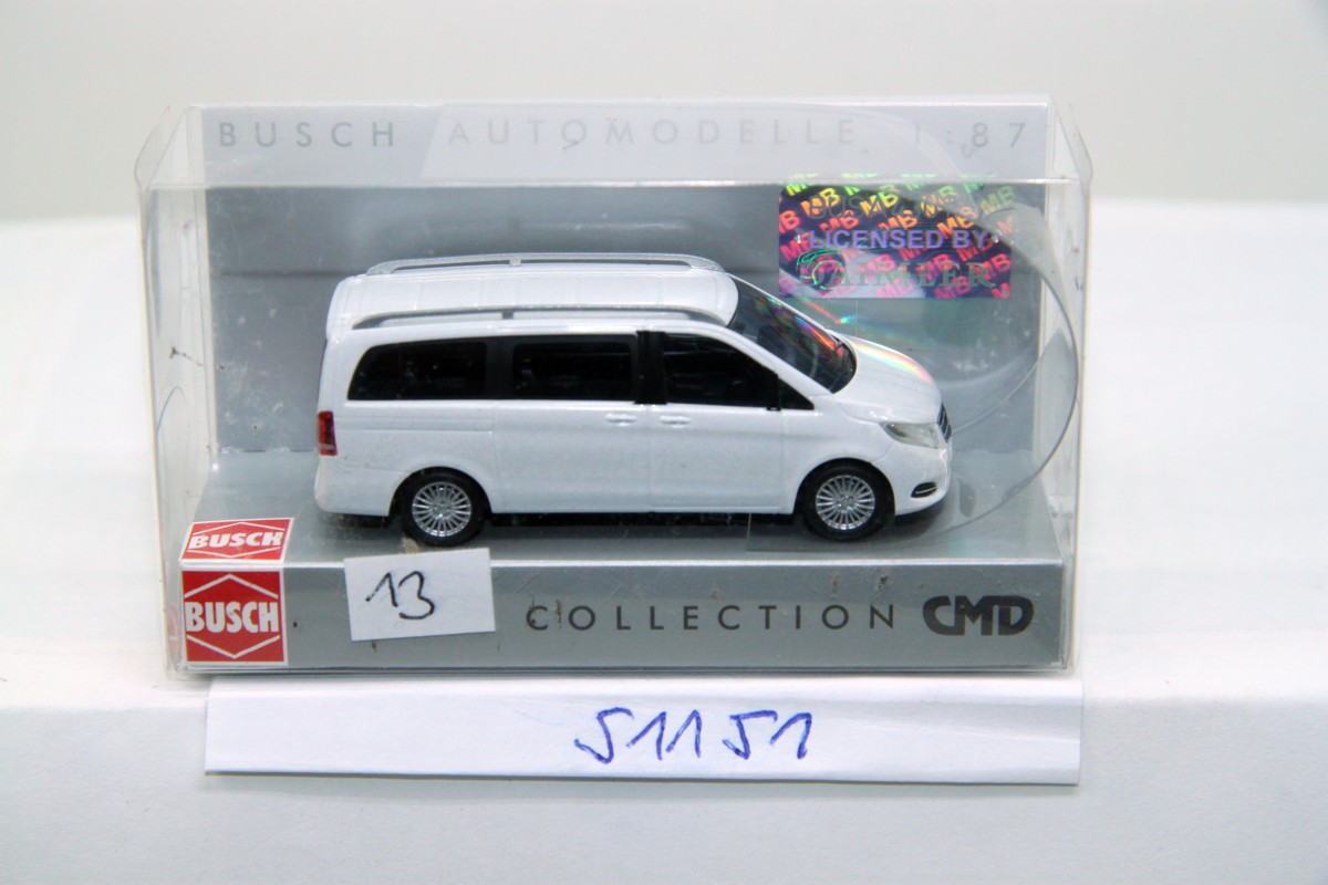 Busch 51151, Mercedes Benz, V-Klasse, Weißmetallic, 