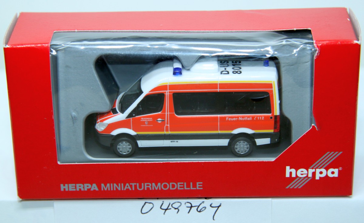 Herpa 049764, MB Sprinter 06, MTW Feuerwehr Düsseldorf