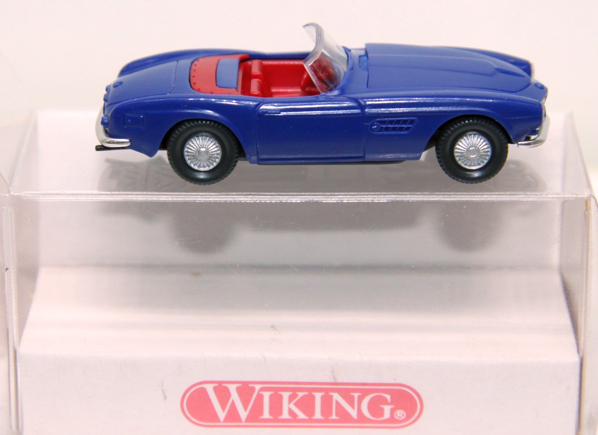 Wiking 8290121, BMW 507 Cabriolet, blau, für Spur H0, in Originalverpackung 