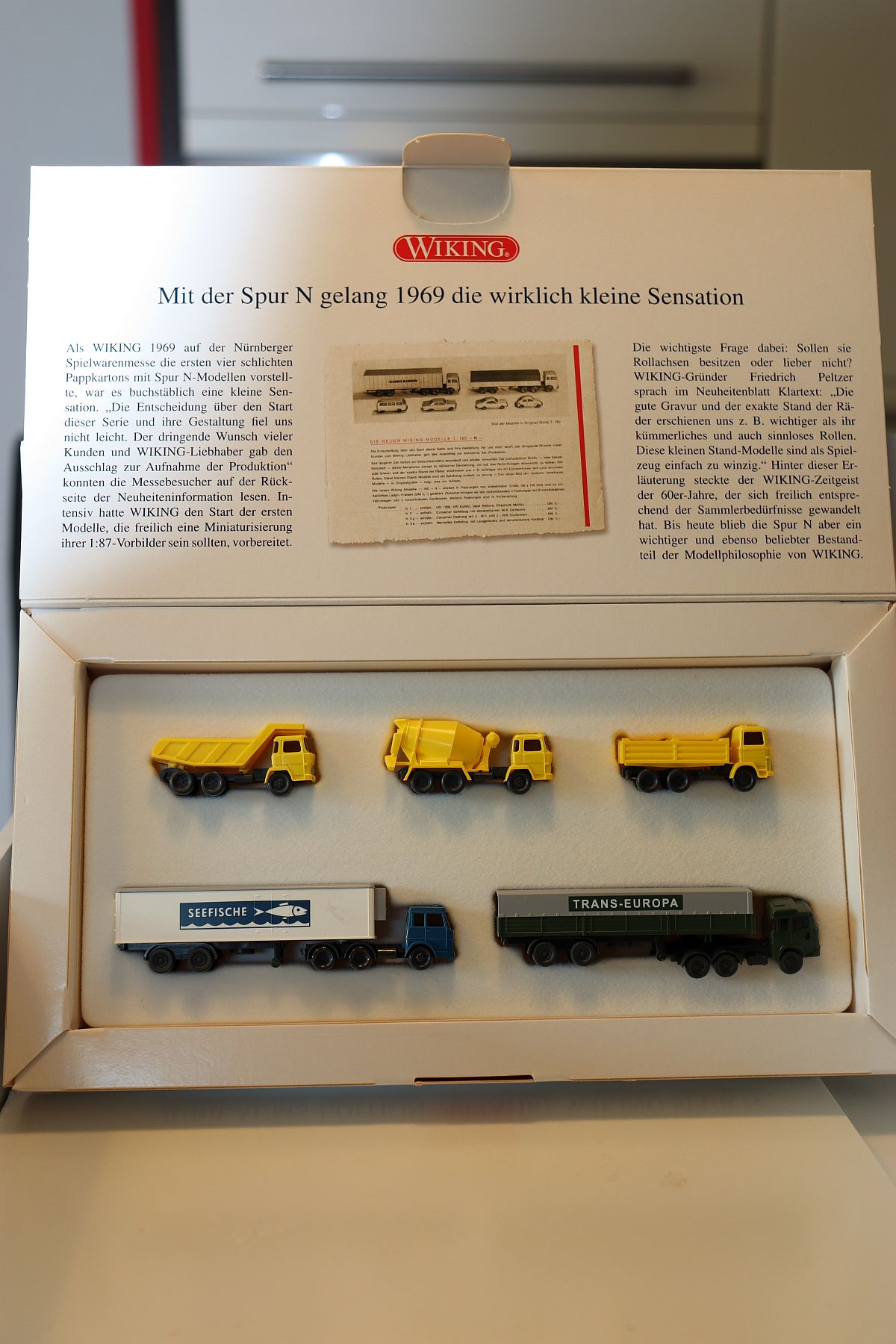 Wiking 0990 65 49, LKW Jubiläums-Edition 5-teilig," 40 Jahre Wiking im Maßstab 1:160, für Spur N