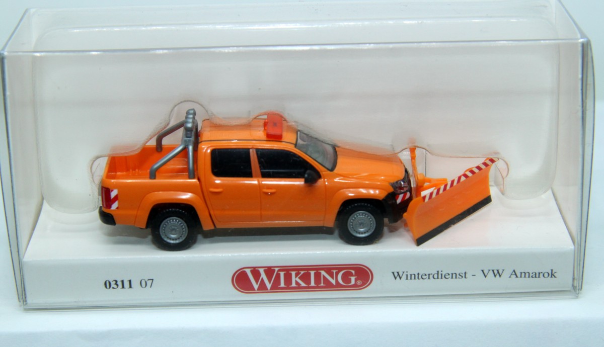 Wiking 031107, VW Amarok Winterdienst, Epoche VI.