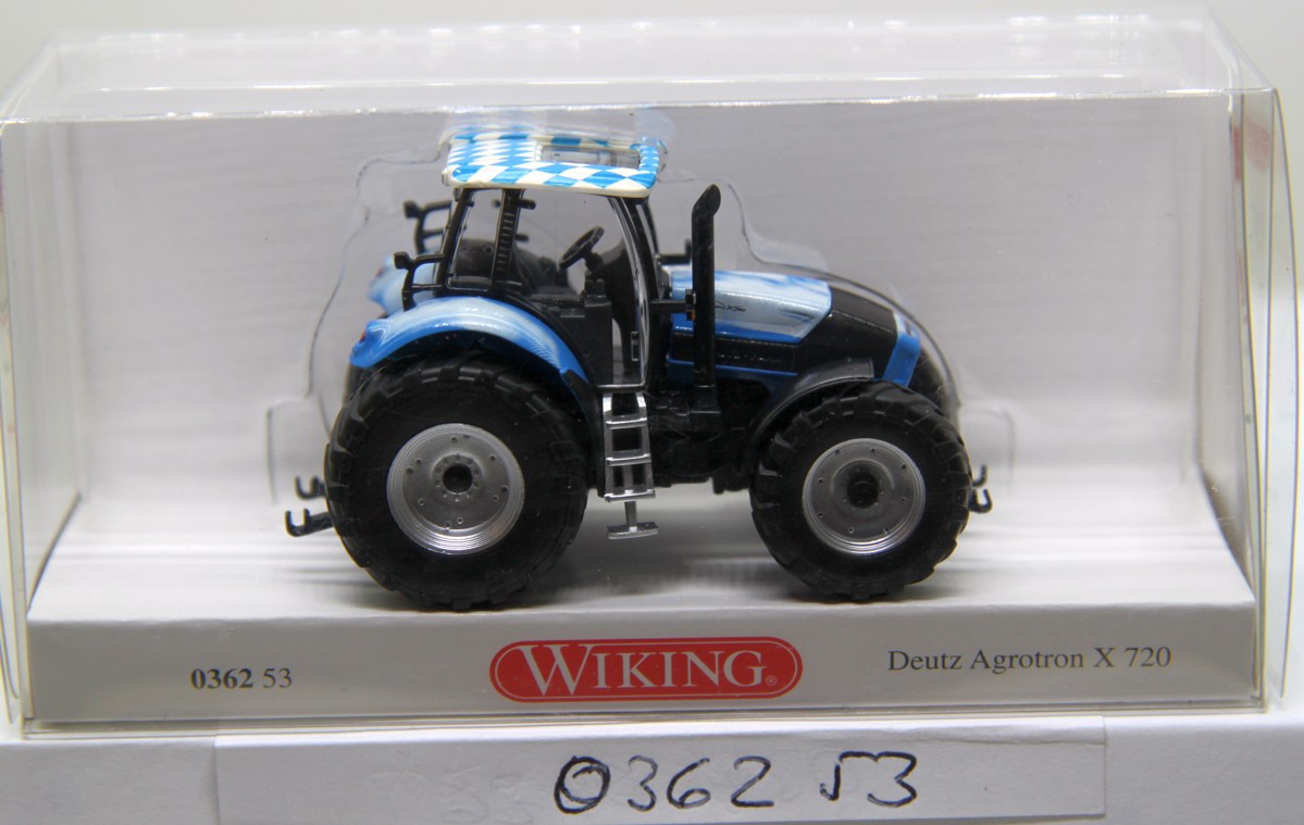 Wiking 036253, Tractor Deutz Agrotron X 720, for H0 gauge