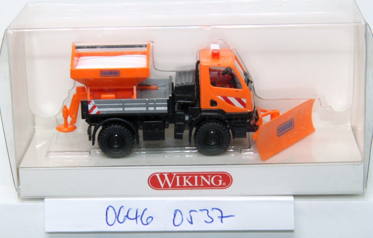 Wiking 06460537 ,Unimog U20 winter service, for H0 gauge, with original packaging