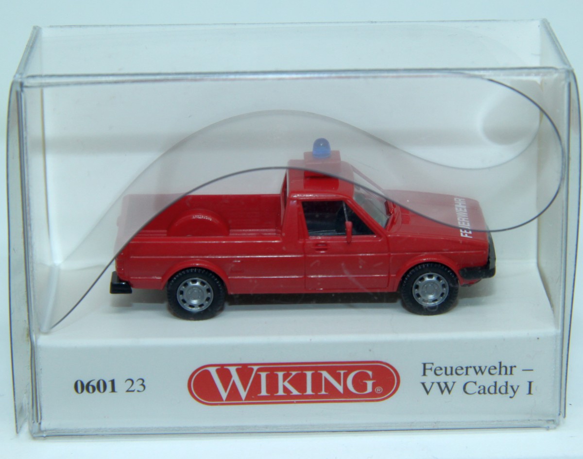 Wiking 060123, VW Caddy I mit Tragkraftspritze, Epoche V