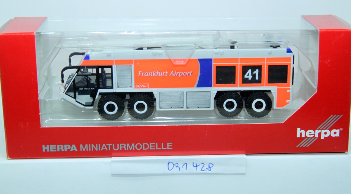 Herpa 091428, Ziegler Z 8 XXL "Fraport, Flughafen Feuerwehr Frankfurt"
