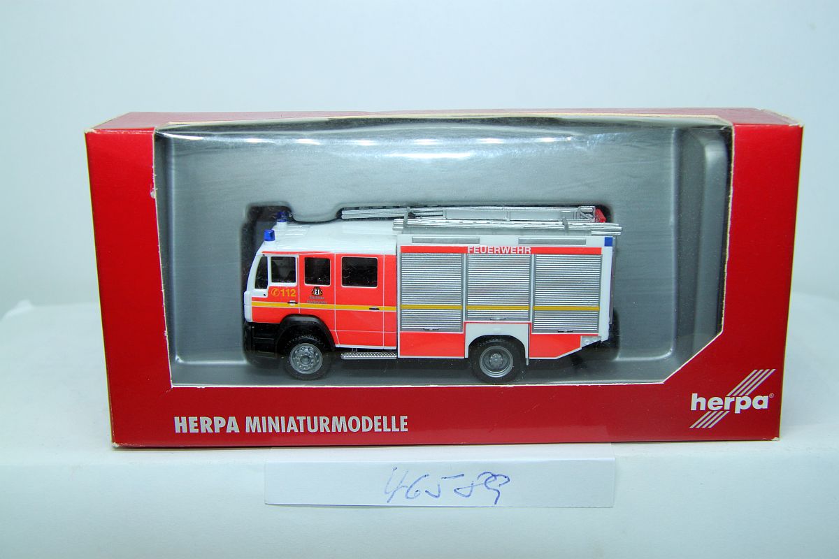 Herpa 046589, MAN LFF 20/16 "Berlin Fire Brigade", for H0 gauge, with original packaging