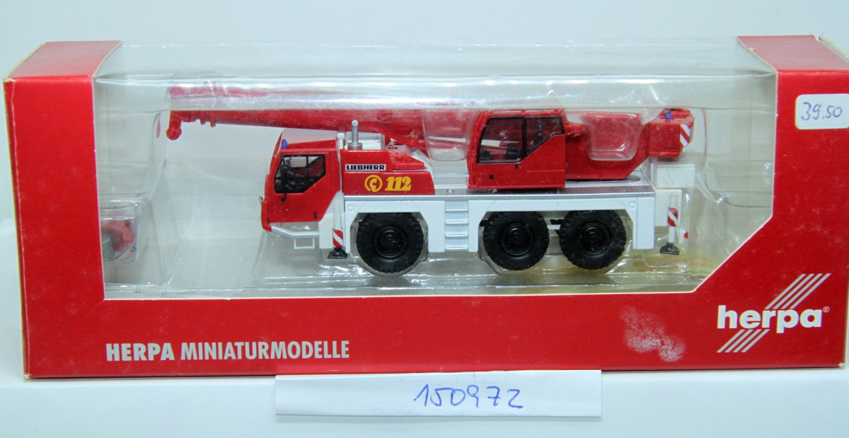 Herpa 150972, Liebherr Mobilkran LTM 1045/1, "Feuerwehr" 