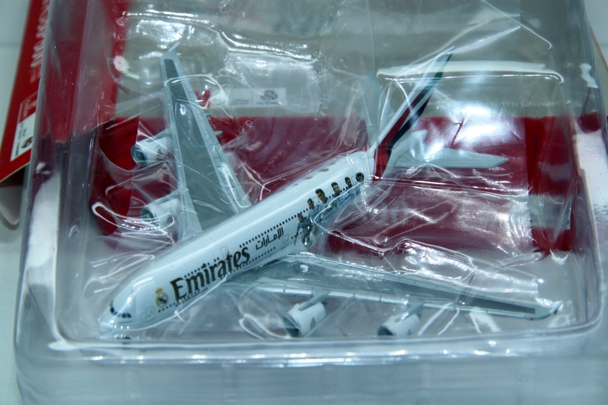 Herpa 529242, Emirates Airbus A380 Real Madrid