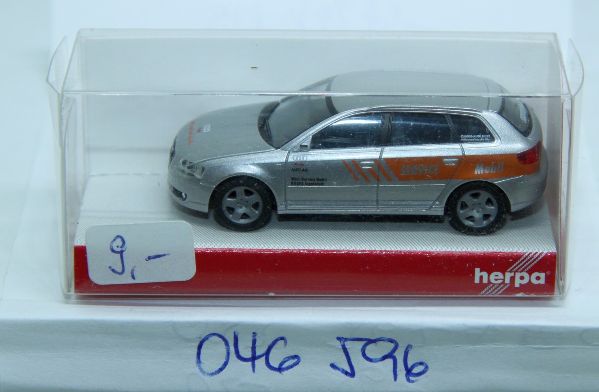 Herpa 046596, Audi A3 "Service Mobil", for H0 gauge, with original packaging