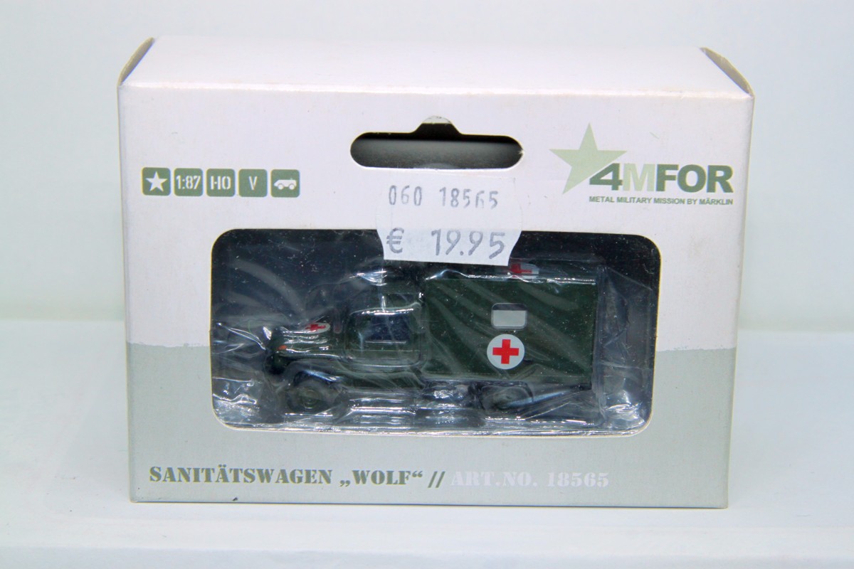 Märklin 18565, MB G Krankenwagen Modellauto, 4MFOR
