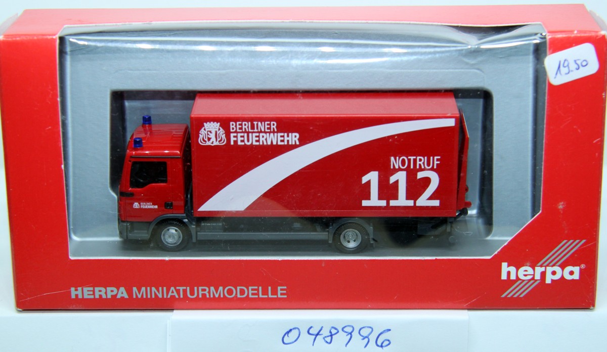 Herpa 049092, Mercedes-Benz Atego 10 LF 20/16 "Fire brigade" , for H0 gauge, 