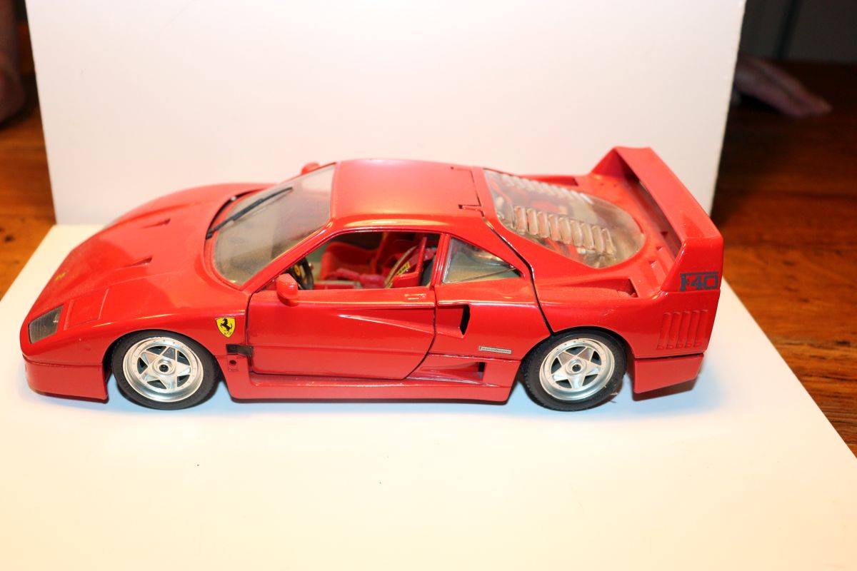 Burago SW22148, Ferrari F40, 1987, rot