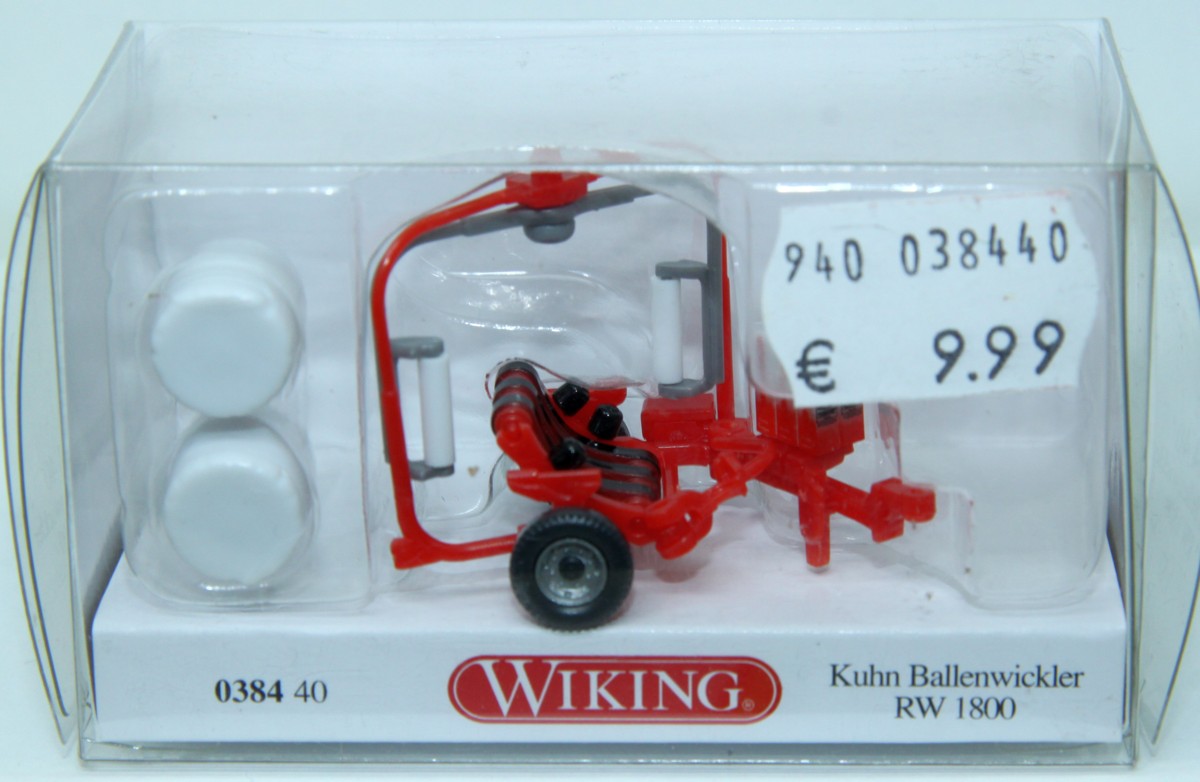 Wiking 038440, Kuhn bale wrapper RW 1800, for H0 gauge, with original box