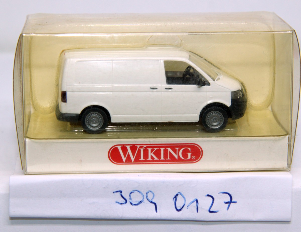 Wiking 3090127, VW Transporter T5 Kastenwagen, weiß 