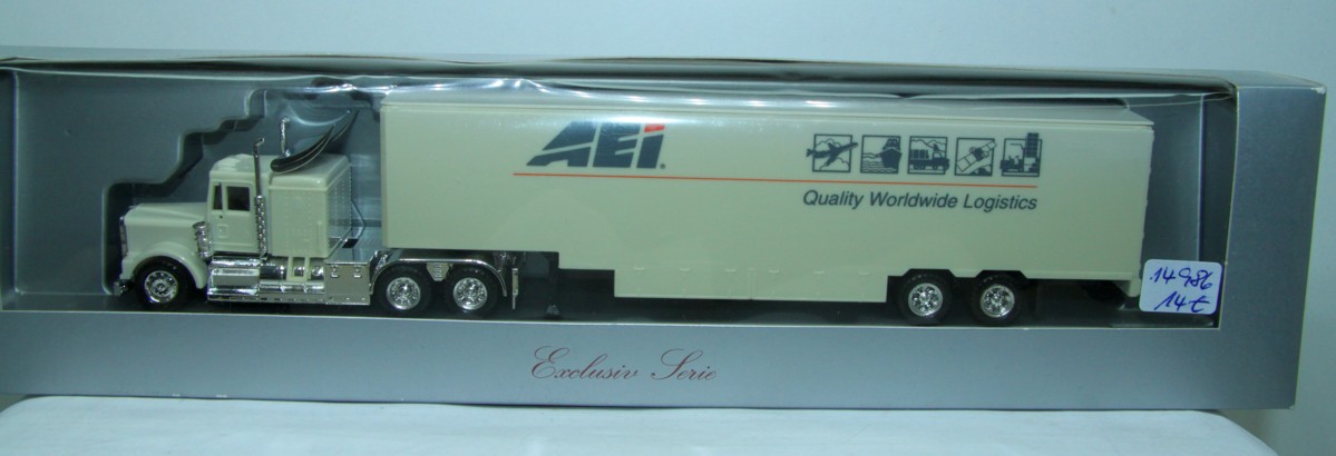 Herpa Exclusive ""AEI Quality Worldwide Logistics" für Spur H0, in Originalverpackung