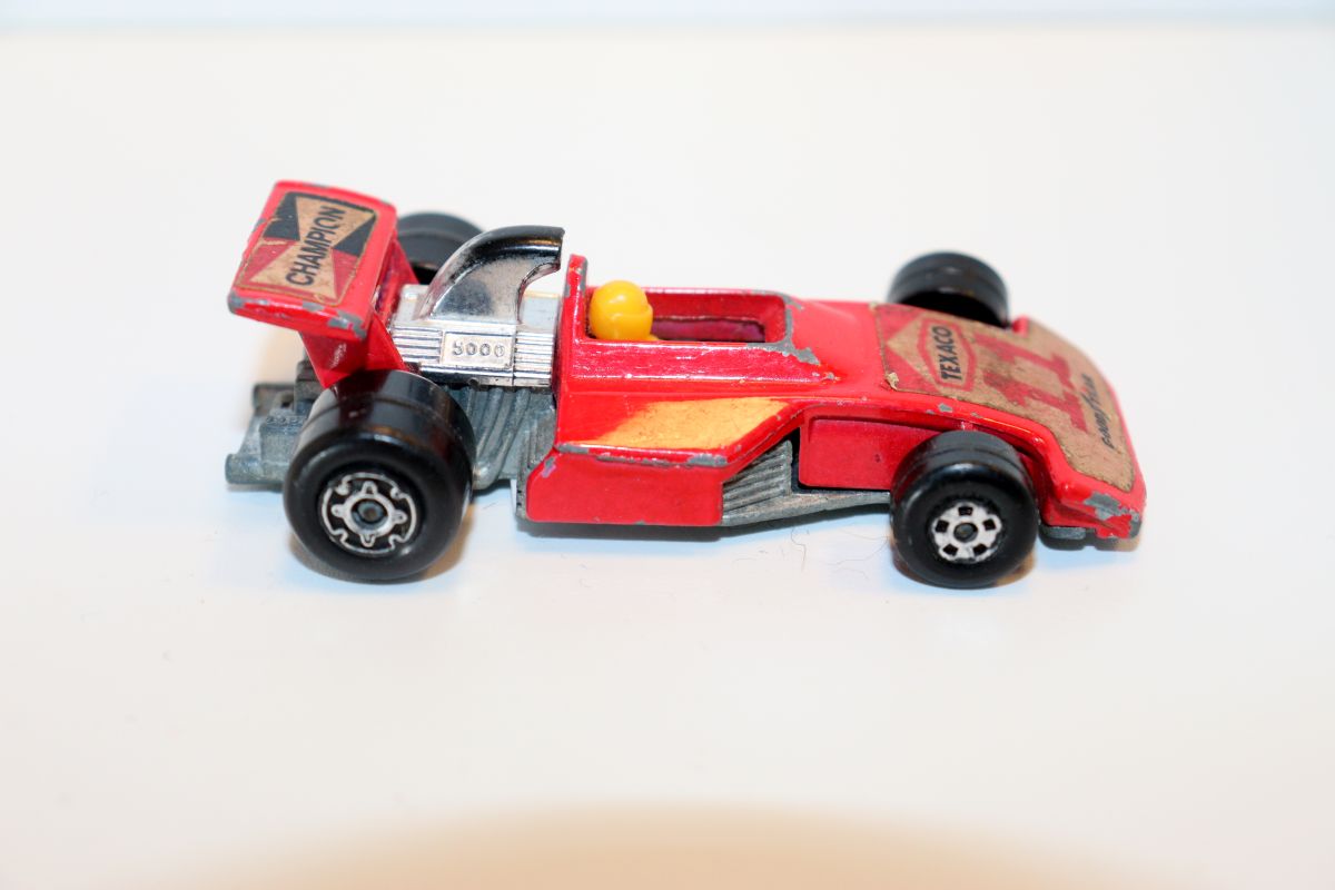 Matchbox SW21768, Matchbox Superfast No. 36, Formula 5000, orange or red, Lesney Products 1975, used, 