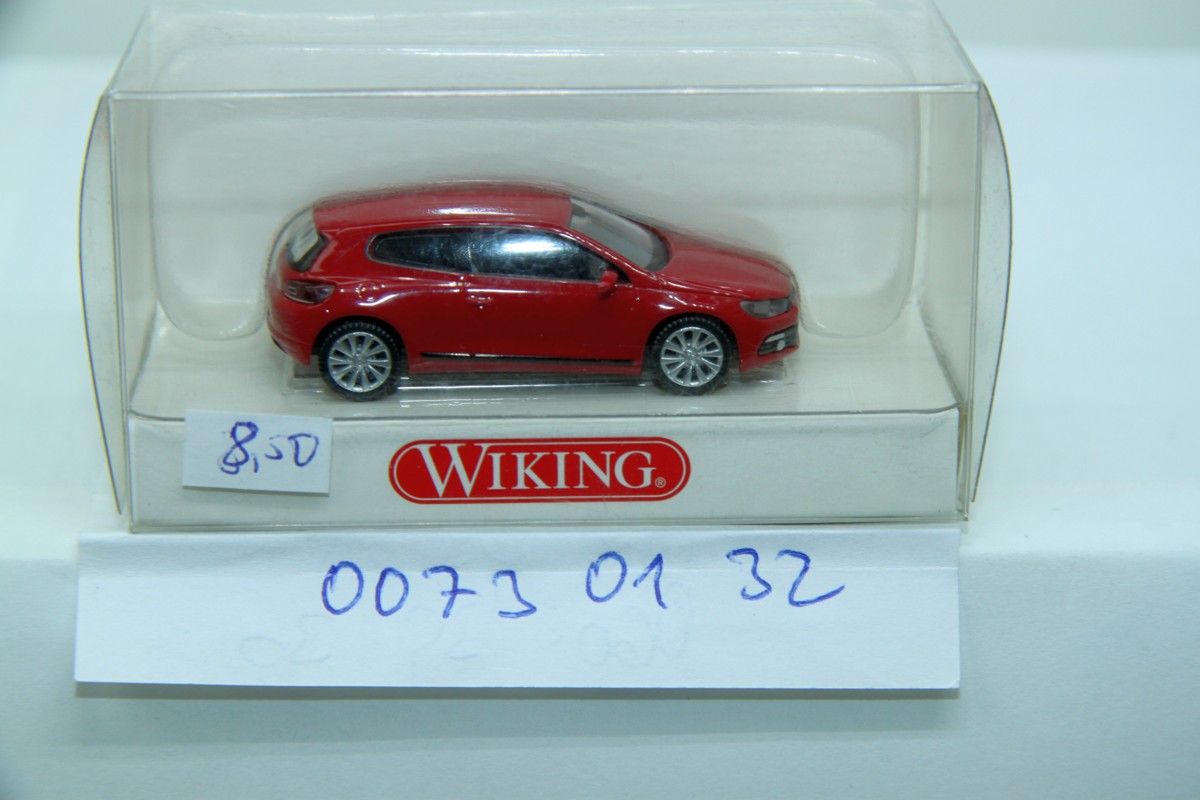 Wiking 00730132, VW Volkswagen Scirocco Sportcoupe, rot