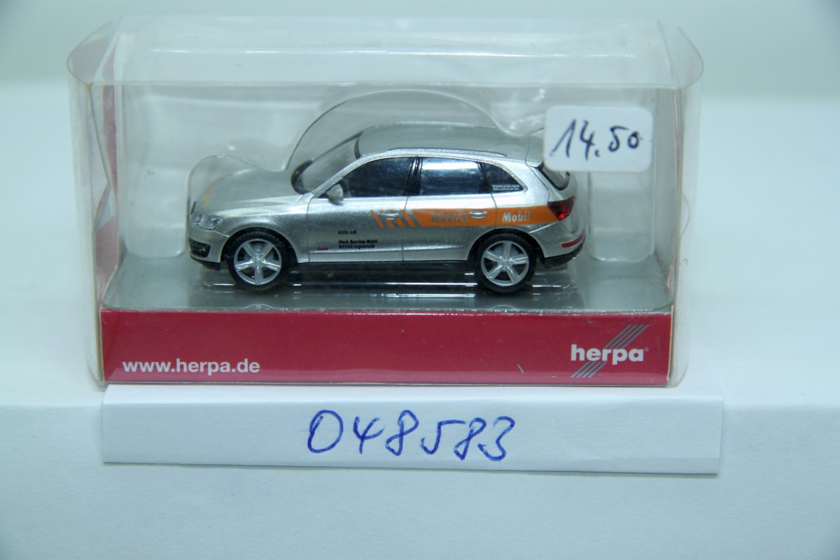 Herpa 048583, Audi Q5® "Audi Service Mobil", silber-metallic