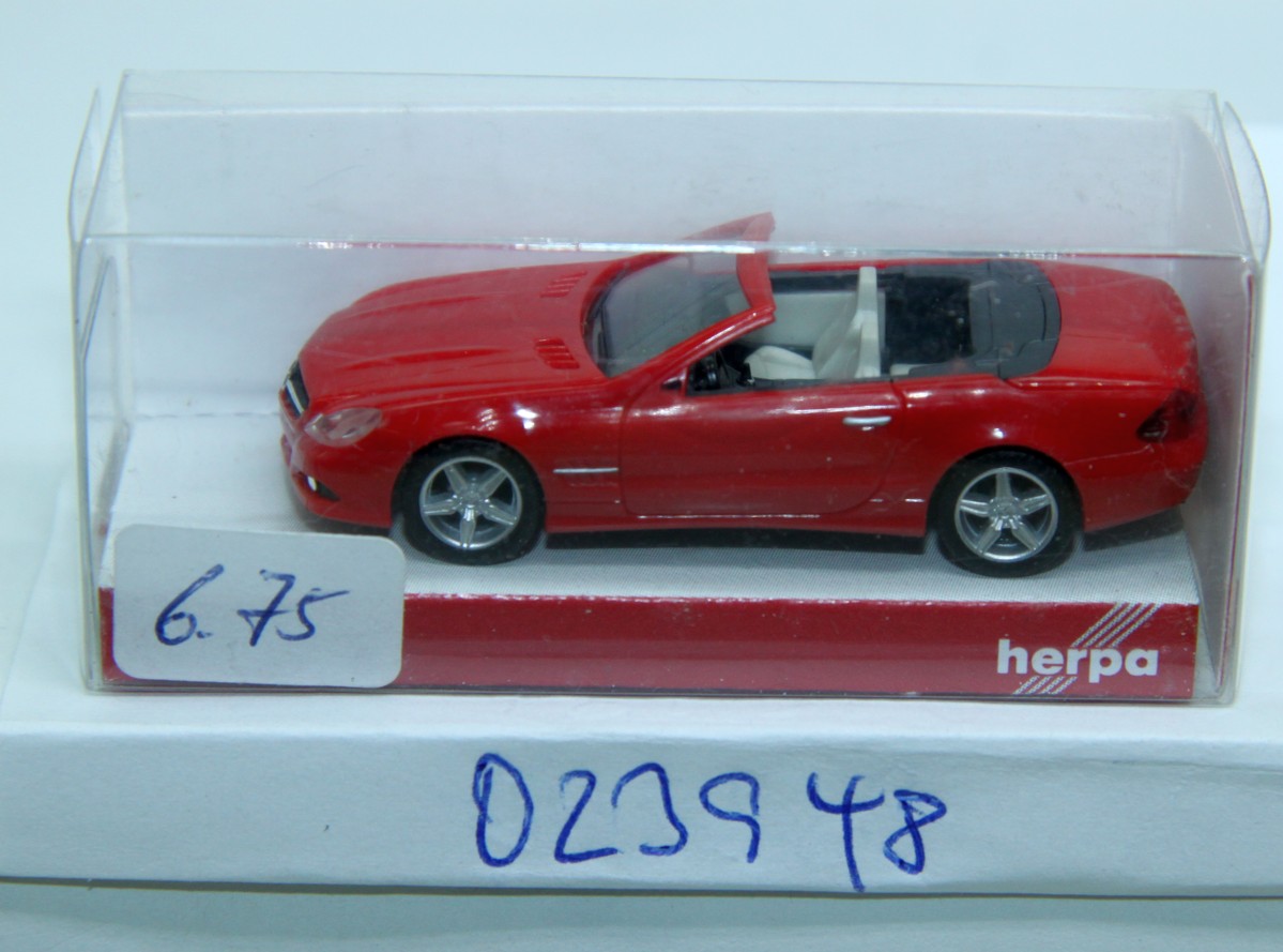 Herpa 023948, Mercedes-Benz SL-Klasse, rot