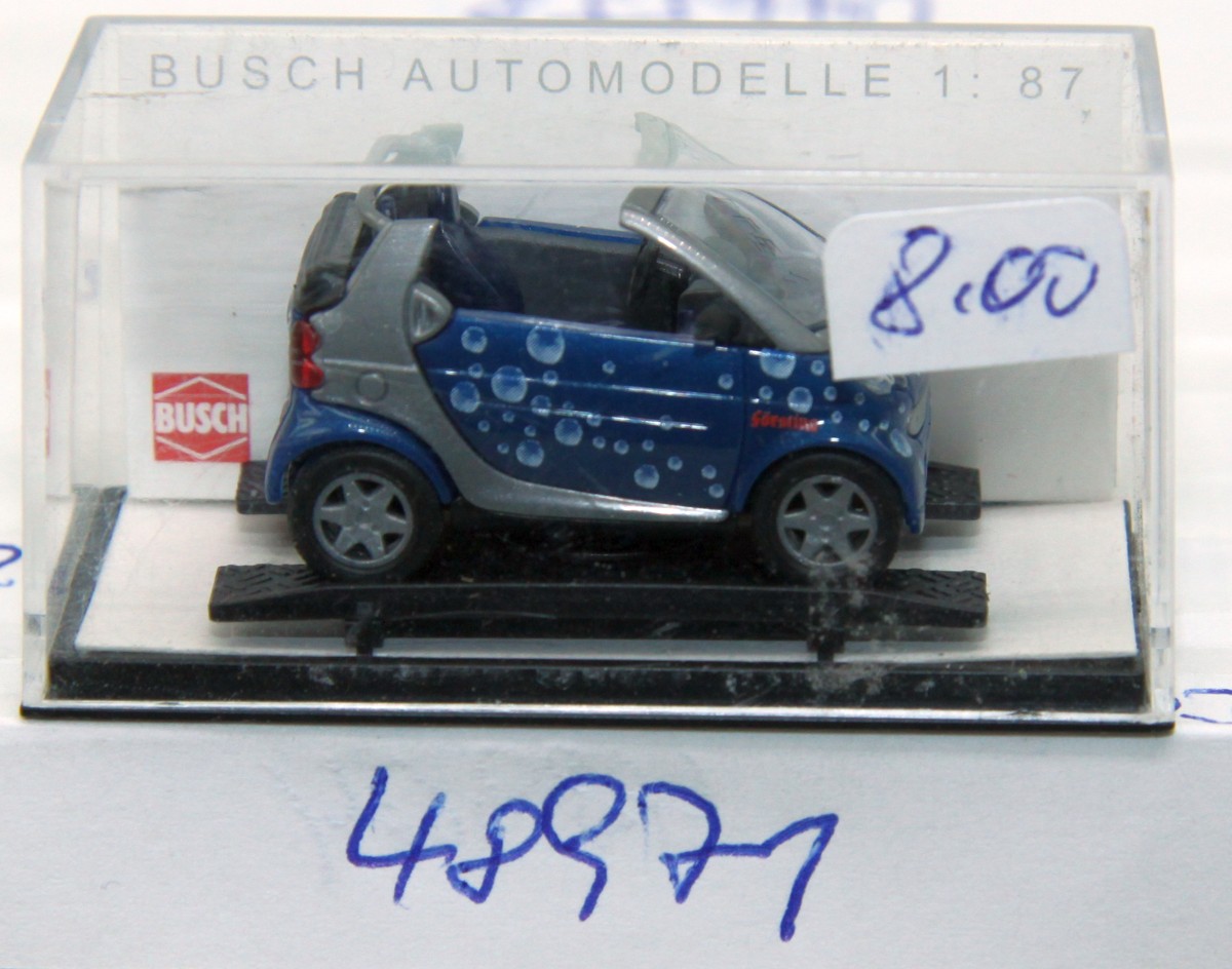 Busch 48971, Smart Fortwo Cabrio »Förstina Sprudel«,