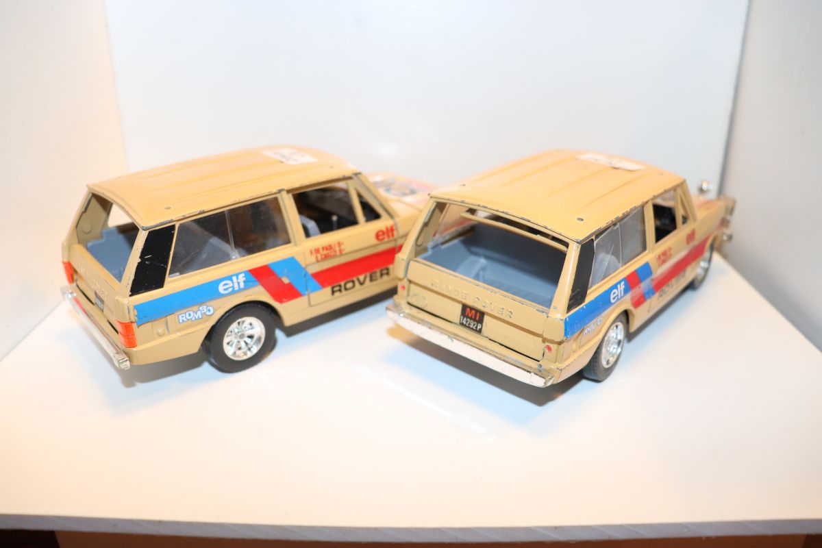 Burago SW21471, Range Rover “elf,” beige, scale 1:25, used 