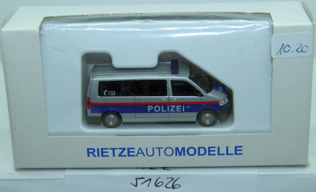 Rietze  51626, Volkswagen T5 Bus Polizei Österreich