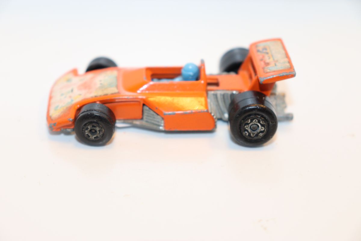 Matchbox SW21768, Matchbox Superfast No. 36, Formula 5000, orange or red, Lesney Products 1975, used, 