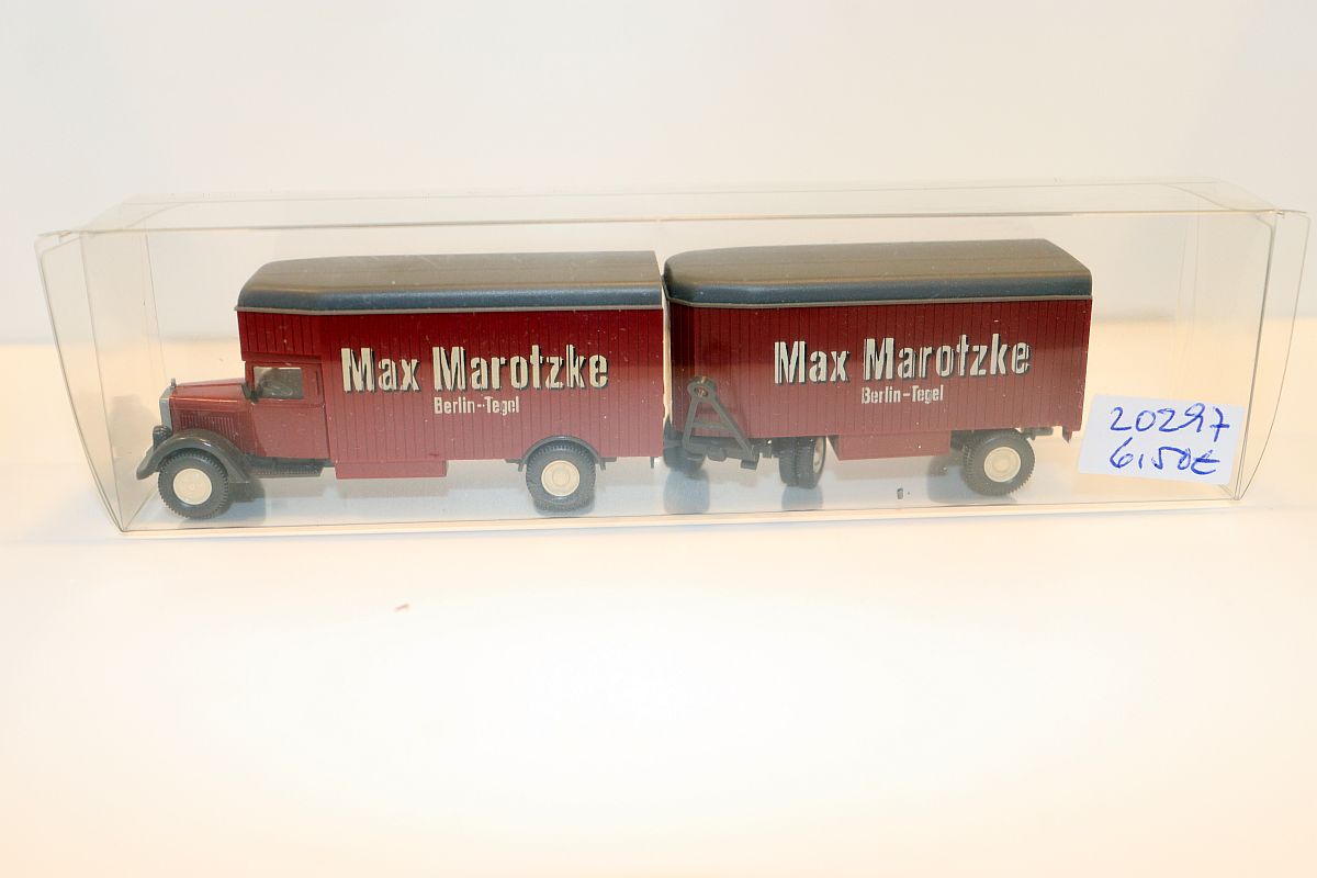 Wiking SW20297, LKW 24845, Mercedes L2500 Möbellastzug, "Max Marotzke Berlin"