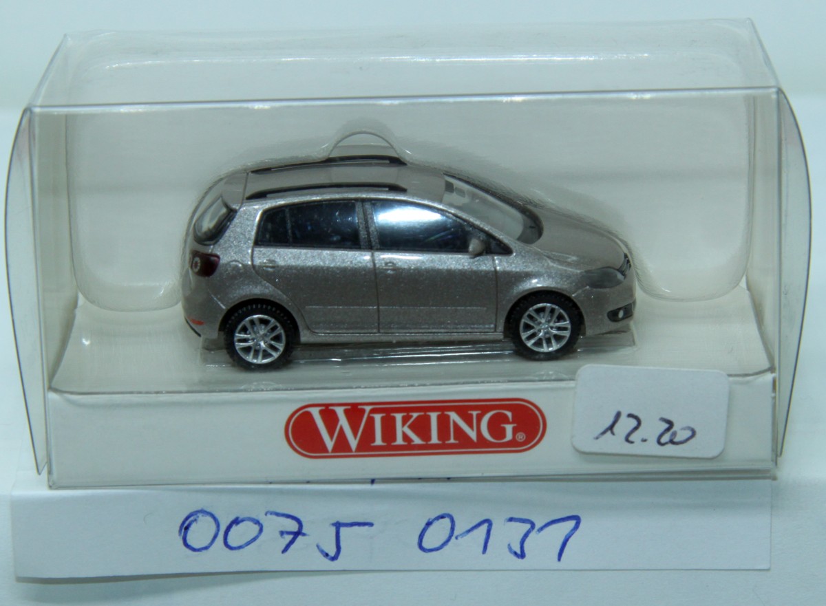 Wiking 00750131, VW Golf plus, 4-door, grey, for gauge H0, with original box