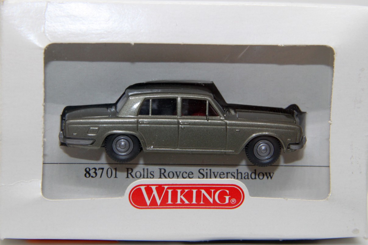  Wiking 83701,, Rolls Royce Silvershadow, grau-metallic, für Spur H0 in OVP 