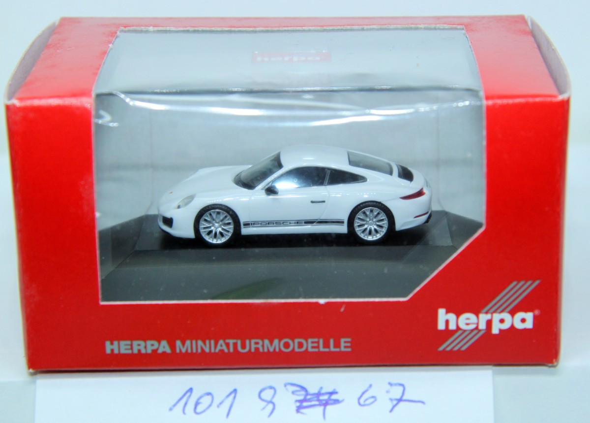 Herpa 101967, Porsche 911 Carrera 2S, "PORSCHE" (PC) -limitiert-