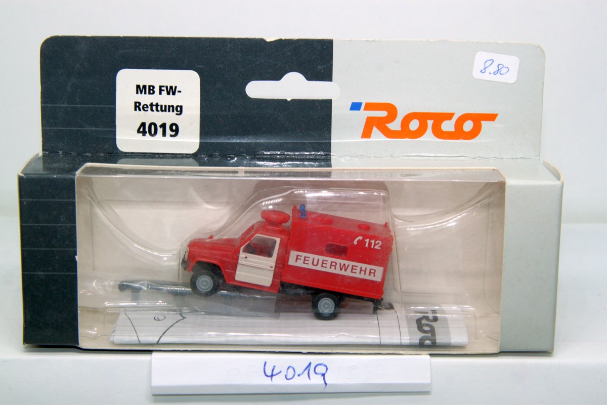 Roco 4019, Mercedes Benz, Feuerwehr-Rettung 
