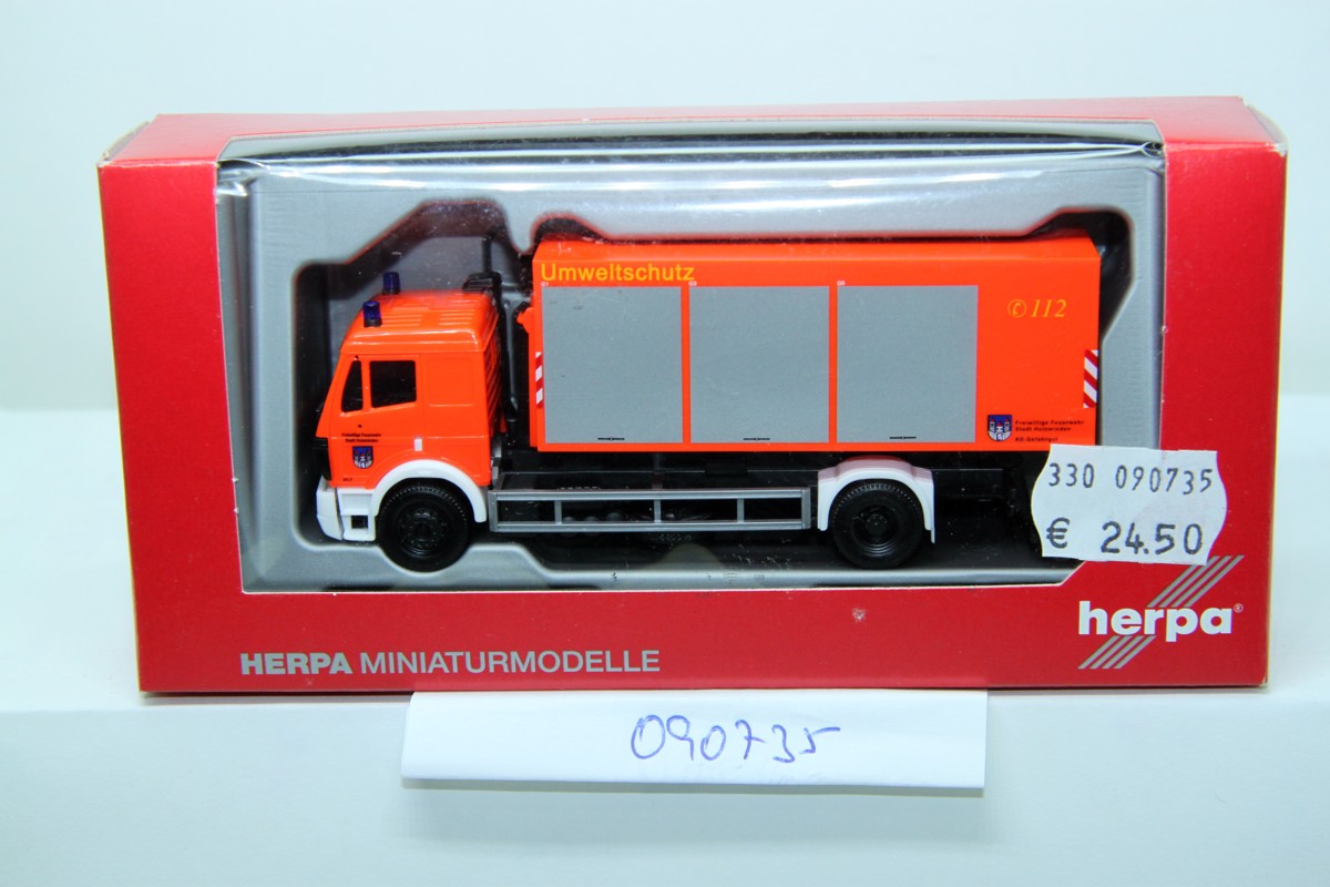 Modèle Réduit HERPA Mercedes-Benz SK '94 SCHOLPP Porte-berce échelle 1:87 HO - Occasion