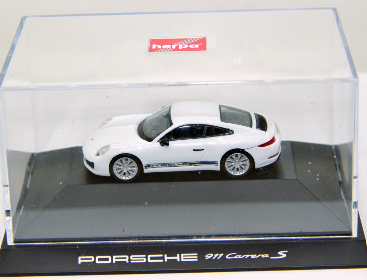 Herpa Porsche 911, Carrera S, weiß